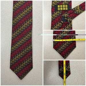 Josh Bach Neck Tie Music Note G Clef 100% Silk 58.5"‎